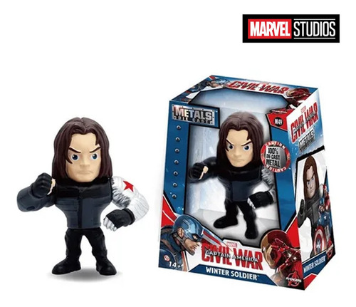 Boneco Winter Soldier - Guerra Civil - Metals Die Cast - Dtc