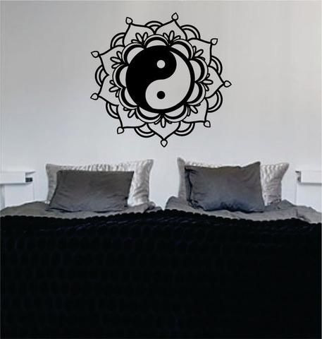 Vinil Decorativo Mandala Ying Yang Mmz3