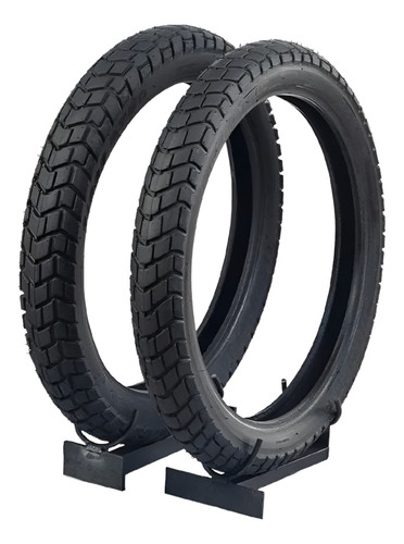 Kit Par De Pneus Robusto Ybr Factor Dafra Speed Max Cg 99