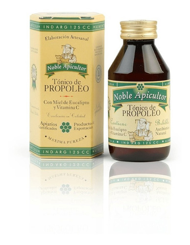Propóleo Tonico Con Miel Y Eucalipto Noble Apicultor X 125 C