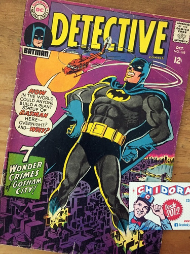 Comic - Detective Comics #368 Batman Robin Fair Bob Kane