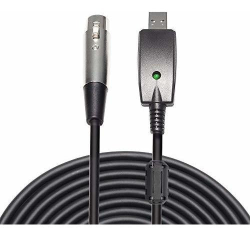 Aihiko - Cable Adaptador De Audio Usb A Xlr Para Micrófono O