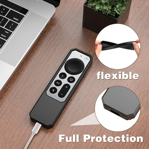 Funda De Silicona Para Apple Tv Siri Remote 2021 Negro