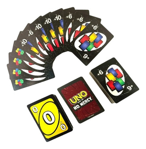 Juego De Cartas Uno No Mercy (imprimible / Pdf)
