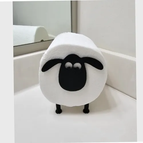 Porta Rollo X3 Unidades / Papel Higienico Oveja Deco Baño