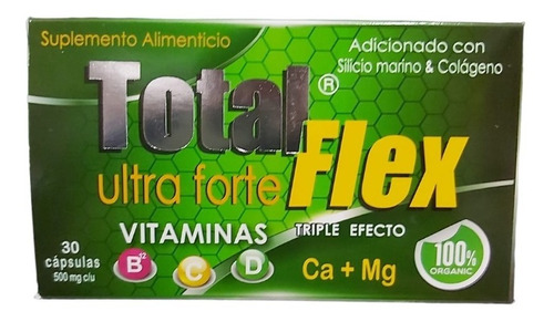 Ultra Advance Total Flexultra Forte 30 Caps De 500 Mg C/u