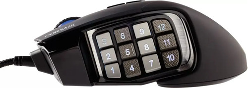 Imagen 3 de 4 de Mouse Gamer Corsair Scimitar Rgb Elite Black