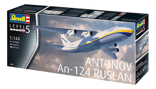 Avión Antonov An-124 Ruslan 1/144 Model Kit Revell