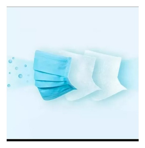 Cubre Boca Mascarilla Desechable 50 Unidades