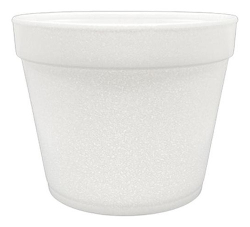 Pote Isopor 480ml Caldo Sopa Açai Embalagem 50 Uns Sem Tampa Cor Branco