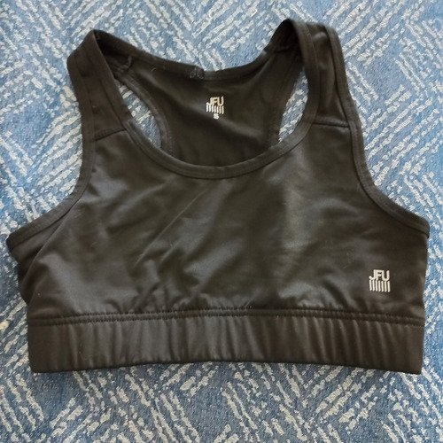 Top Deportivo Negro S. Jfu  Como Nuevo