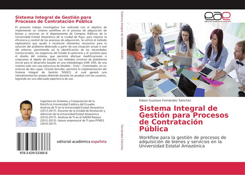 Libro: Sistema Integral De Gestión Para Procesos De Contrata