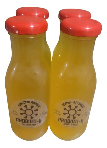 Probioti-k Bebida Artesanal Kombucha X4