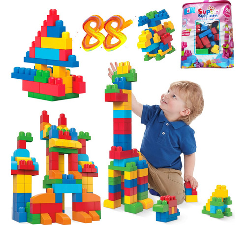 Juguetes Bloques Bloks Grande Juego Construcción Para Niños