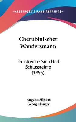 Libro Cherubinischer Wandersmann: Geistreiche Sinn Und Sc...