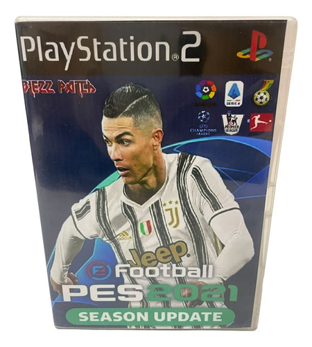 Pes 2021 Season Update Play 2 Com Capa E Pôster Ps2