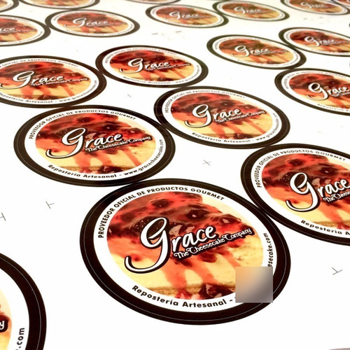 Etiquetas Stickers Vinilo Troquelada Tamaño Personalizado