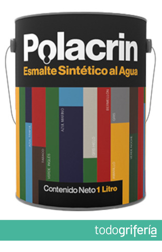 Polacrin Esmalte Sint 3 En 1 Negro Bte 1 Lts 43987013