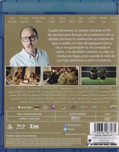 Imagen 2 de 3 de El Cumple De La Abuela Pelicula Blu-ray