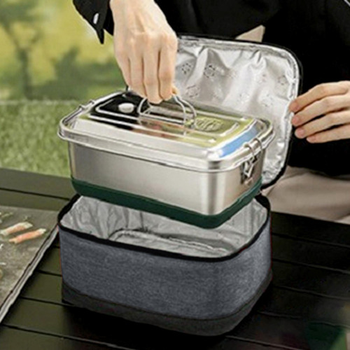 Contenedor De Fiambrera Usb, Fiambrera Con Calefacción Gris