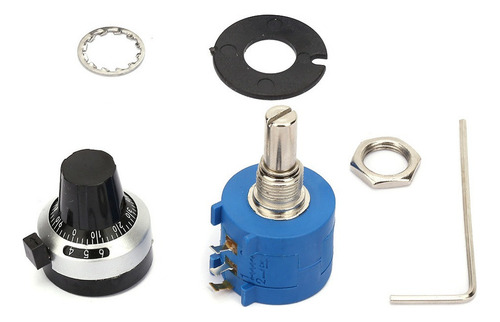 3590s-2-501l 2w Resistencia Variable De Ajuste De 500ohm Bob