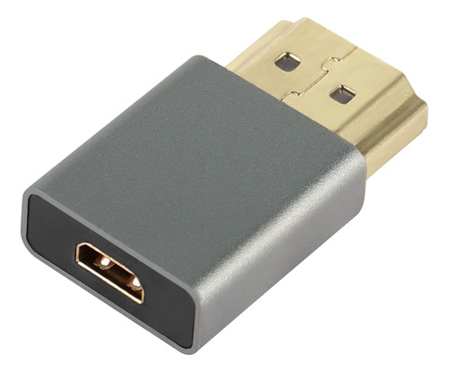 Qianrenon Adaptador Convertidor Micro Hdmi A Hdmi Chapado E.