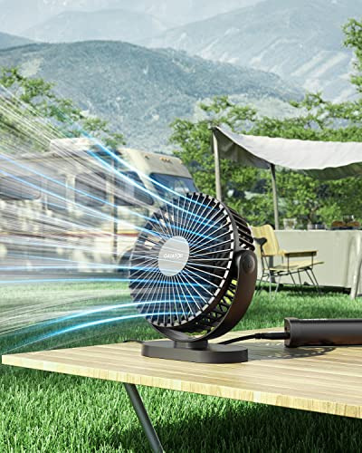 Ventilador De Escritorio Usb Gaiatop, Potente Ventilador Por