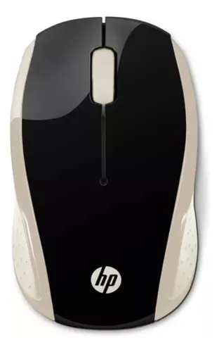 Mouse Inalámbrico Hp 200 Dorado