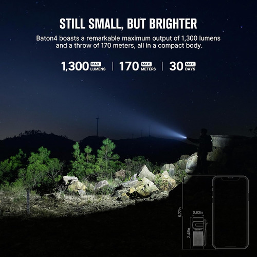 Linterna Recargable De Bolsillo Led Con Carga Magnética 1300