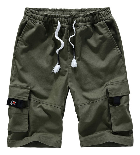 Pantalones Cortos Tipo Cargo G Pants Para Hombre, Talla Gran