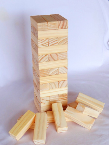 Jenga De Madera 30cm De Alto