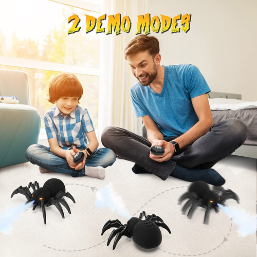 Araña Robot Control Remoto Realista Regalo Navidad 22