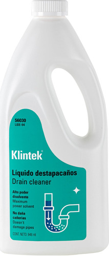 Líquido Destapa Cañerías Tuberías Baño Cocina Klintek 946ml