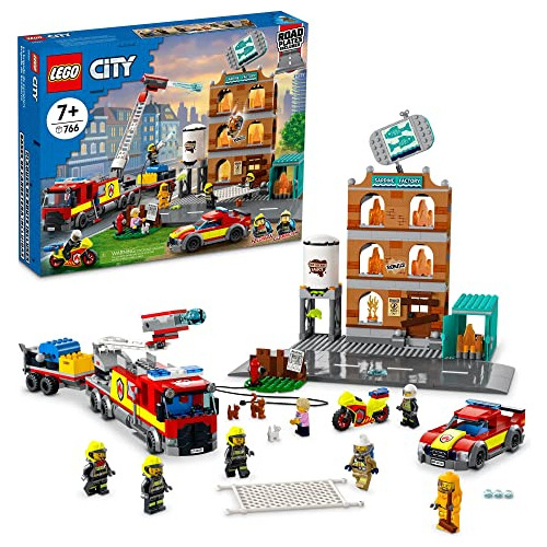 Juego De Juguetes De Construcción Lego City Fire Brigade 603