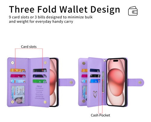 Funda Para Teléfono Google Series, Cartera Con Solapa, Tarjetero Y Correa Para La Muñeca