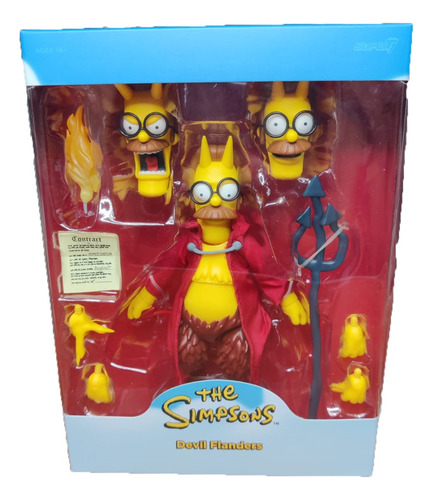 Super 7 The Simpsons Ultimates Devil Flanders 