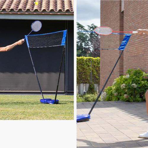 Set Bádminton Red, 2 Raquetas, 2 Gallitos, Base, Voleibol