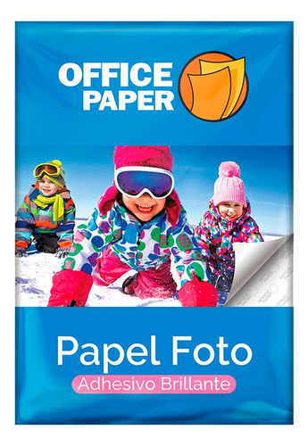 Papel Fotográfico Adhesivo Brillante 120g Por 20 Hojas A4