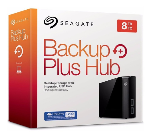 Seagate Backup Plus Hub Disco Externo De 8 Tb Para Pc O Mac