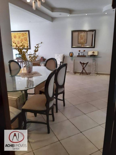 Imagem 6 de 30 de Apartamento Com 3 Dormitórios, 1 Suite, Depêndencia Completa, 1 Vaga, À Venda, 169 M² Por R$ 680.000 - Boqueirão - Santos/sp - Ap10386