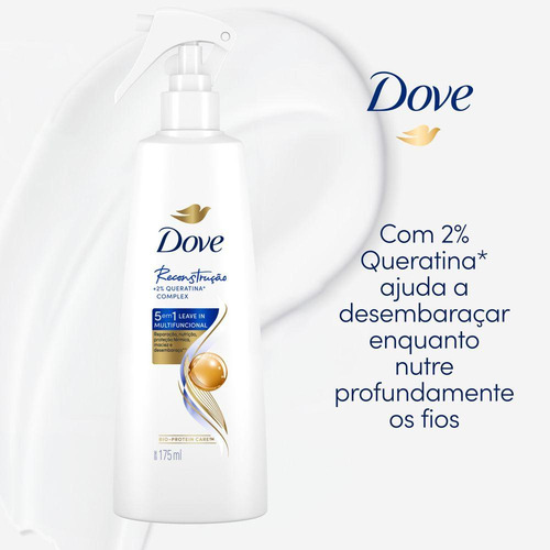 Leave-in Multifuncional Dove 5 Em 1 Reconstrução 175ml
