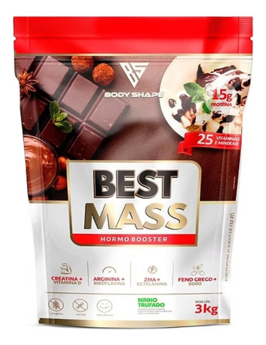 Hipercalórico Best Mass 3kg Pó - Body Shape Refil