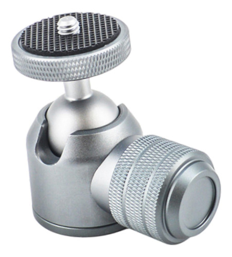 Cabezal De Bola De Trípode Cabeza Giratoria Bola Gris