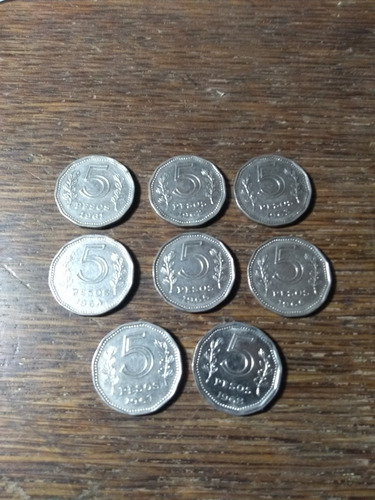 Monedas De 5 Y 25 Pesos Série Completa De 1961 Al 68