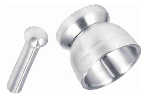 Set De Mezcla Y Molienda De Acero Inoxidable Mortero Y