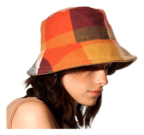 Gorro Piluso Reversible Paño Escoces Compañía De Sombreros