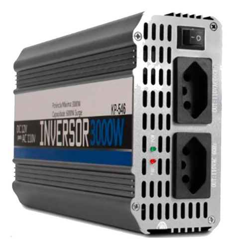 Inversor De Tensão 12v Para 110v Potência De 3000w Para Ve