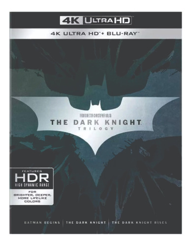 The Dark Knight Trilogía Caballero De La Noche 4k + Bluray