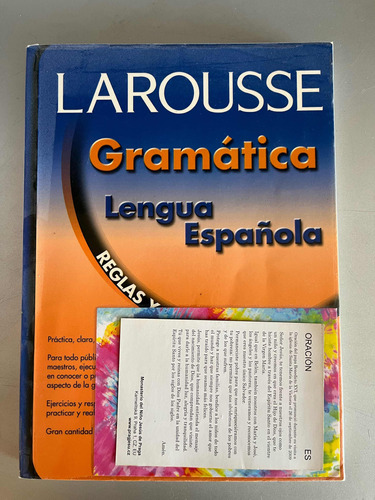 Larousse Gramática Española Reglas Y Ejercicios