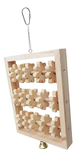 Columpio Para Pájaros, Soporte De Madera Para Loros,